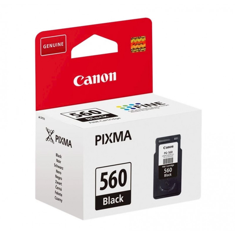 Printer Ink - Bläckpatron CANON PG-560 för Pixma (svart)