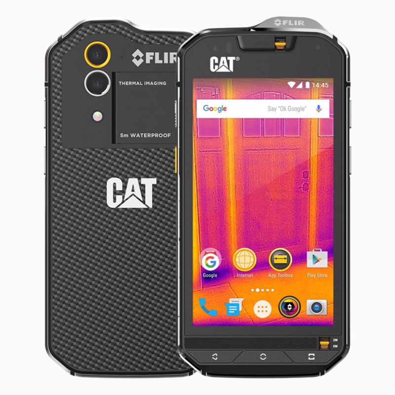 Second Hand Phones - CAT S60 32GB Svart med FLIR termisk kamera (beg mura)