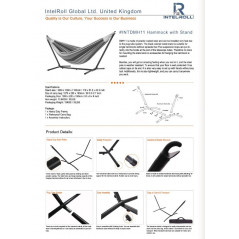 Home Supplies - Underbar hängmatta med lättmonterad ställning