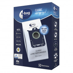 S-bag E201S 4-pack dammsugarpåsar till Electrolux & Philips