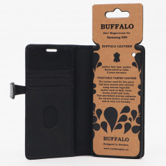 Phone Accessories - Buffalo magnetisk 2-i-1 læderpungetui i læder til Samsung Galaxy S20