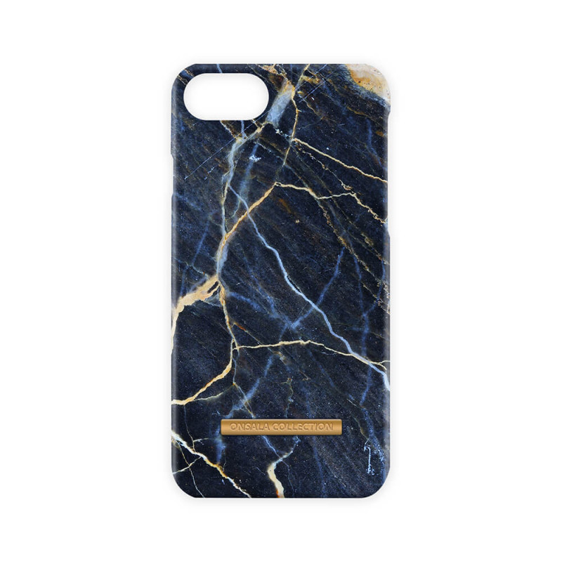 Skal - Onsala mobilskal till iPhone 6/7/8/SE Soft Black Galaxy Marble