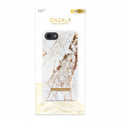 Onsala mobilskal till iPhone 6/7/8/SE Soft White Rhino Marble