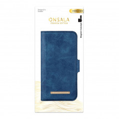 Covers - Onsala 2-i-1 magnetisk pungetui til iPhone 6/7/8/SE Royal Blue