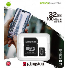 Kingston microSDHC + SDHC 32GB UHS-I (Class 10)