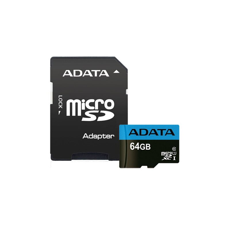 Memorycard - Adata 128 GB microSDXC + SDXC (Class 10)