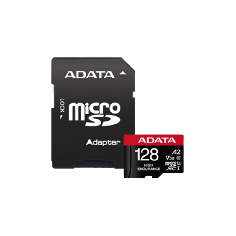 Memorycard - Adata 128 GB microSDXC + SDXC UHS-I U3 V30 A2 (Class 10)