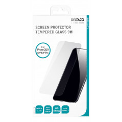 Screen Protector iPhone - Deltaco Skärmskydd i härdat glas för iPhone 13/13 Pro/14/16e