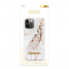 Onsala mobilskal till iPhone 13 Soft White Rhino Marble