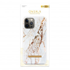 Onsala mobilskal till iPhone 13 Pro Max Soft White Rhino Marble