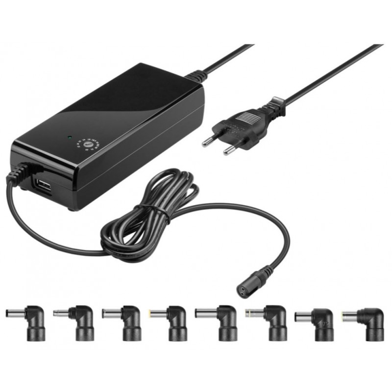 Universal computer charger - Goobay universal computeroplader 90 watt til bærbare computere med USB