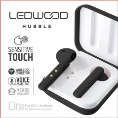 Bluetooth Earphones - LEDWOOD bluetooth trådlöst headset & hörlur, black