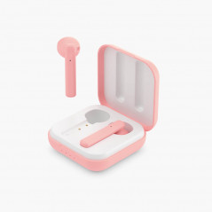 LEDWOOD bluetooth trådlöst headset & hörlur, pink