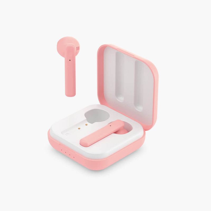 Bluetooth Earphones - LEDWOOD bluetooth trådlöst headset & hörlur, pink