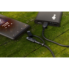 USB cable and USB hub - Goobay USB 2.0 till Micro-USB och USB-C med adapter