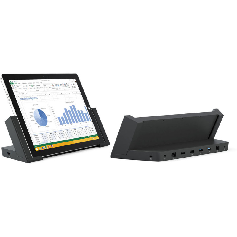 Tablet Supplies - Dockningsstation till Microsoft Surface Pro 3 utan laddare (beg)