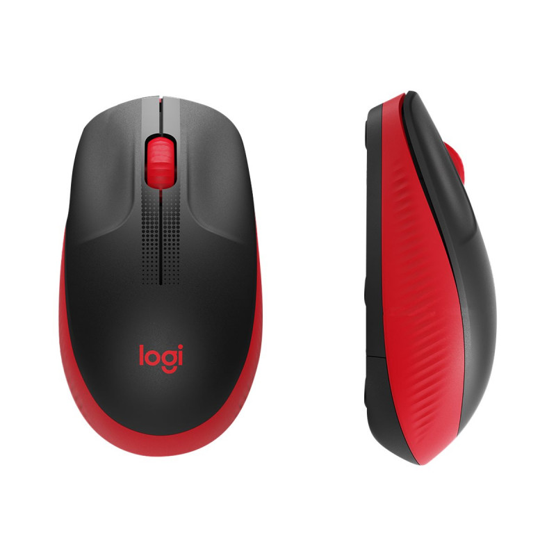 Wireless mouse - Logitech M190 trådlös mus i röd färg