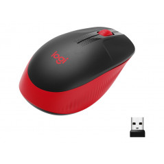 Wireless mouse - Logitech M190 trådlös mus i röd färg