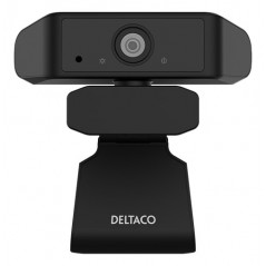 Webcameras - Deltaco Webbkamera med 2K-Upplösning inkl stativ (Webcam)