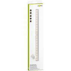 LED-lampa - Goobay batteridriven LED-lampa list med 20 LEDs och rörelsesensor (Varm vit)