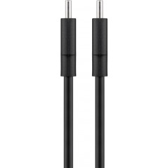 USB-C till USB-C laddkabel och synkkabel upp till 60W, svart