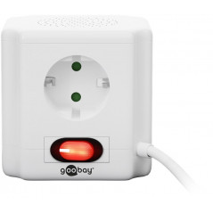 Junction box - Goobay Multi-grenuttag med 4 uttag + 2 USB