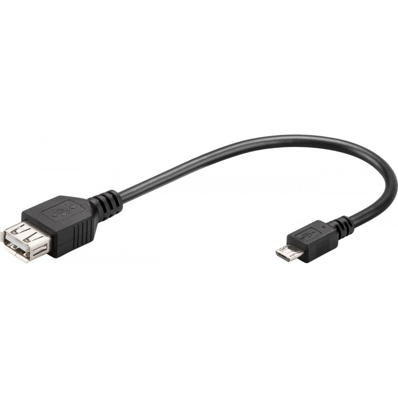 USB cable USB micro - Goobay microUSB till USB-A OTG adapterkabel
