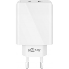 Chargers and Cables - Strömadapter med USB-C & USB-A, snabbladdning 28W, PD (Power Delivery)