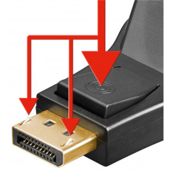 DisplayPort till DVI-adapter