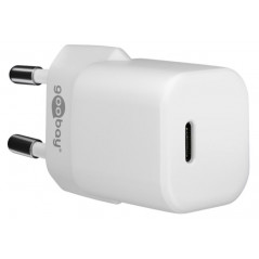 Chargers and Cables - Snabbladdande kompakt strömadapter med USB-C PD (Power Delivery) 20W