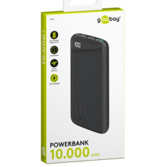 Portable Batteries - Goobay snabbladdande PowerBank batteri på 10.000mAh med USB-C PD, QC 3.0