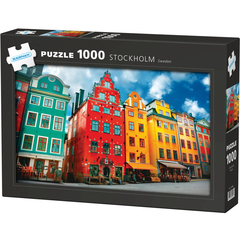 Games & Minigames - Pussel med Stockholmsmotiv, 1000 bitar