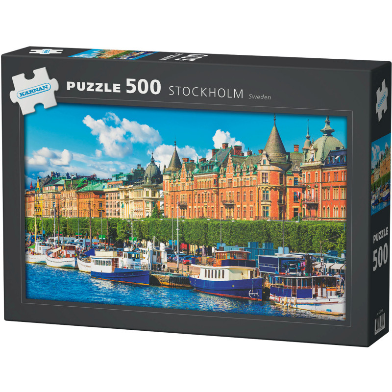 Games & Minigames - Puslespil med Stockholm-motiv, 500 brikker