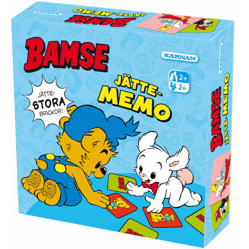 Games & Minigames - Bamse kæmpe-memo spil