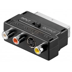 Goobay Scartadapter till 3x RCA / S-Video