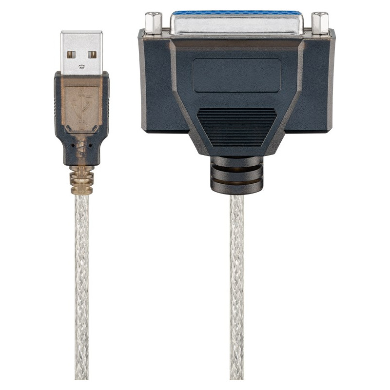 USB cable printer - USB-A till Parallellport Skrivarkabel 1.5 Meter