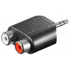 3.5 mm till 2x RCA AUX adapter