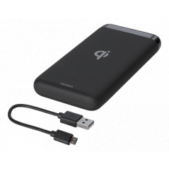 Portable Batteries - Powerbank med QI trådlös laddning 10 000mAh, USB-C PD 18W och USB-A