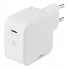 Deltaco USB-C-laddare 60W för datorer eller telefoner, PD GaN-teknik