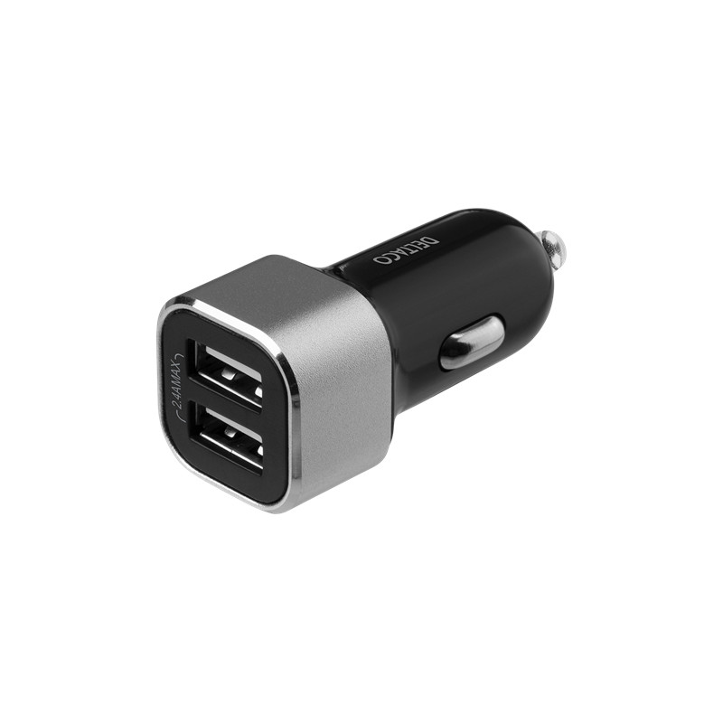 Chargers and Cables - Billaddare med 2 USB-kontakter, 17W