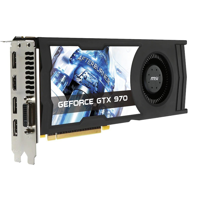 Used graphics cards - MSI Geforce GTX 970 OC 4GB (beg)