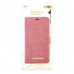 iPhone 12 - Onsala Magnetic Plånboksfodral 2-i-1 till iPhone 12 / 12 Pro Dusty Pink