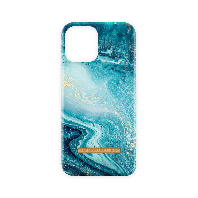 Covers - Onsala mobilskal till iPhone 12 / iPhone 12 Pro Soft Blue Sea Marble