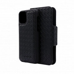 Plånboksfodral med magnetiskt mobilskal till iPhone 11 Pro (Black Elite)