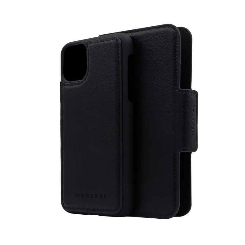 Shells and cases - Plånboksfodral med magnetiskt mobilskal till iPhone 12 Pro Max (Black)