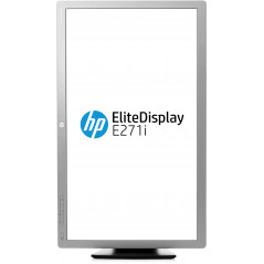 Used computer monitors - HP EliteDisplay 27" E271i Full HD IPS-skärm (beg)