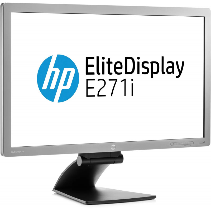 Used computer monitors - HP EliteDisplay 27" E271i Full HD IPS-skärm (beg)
