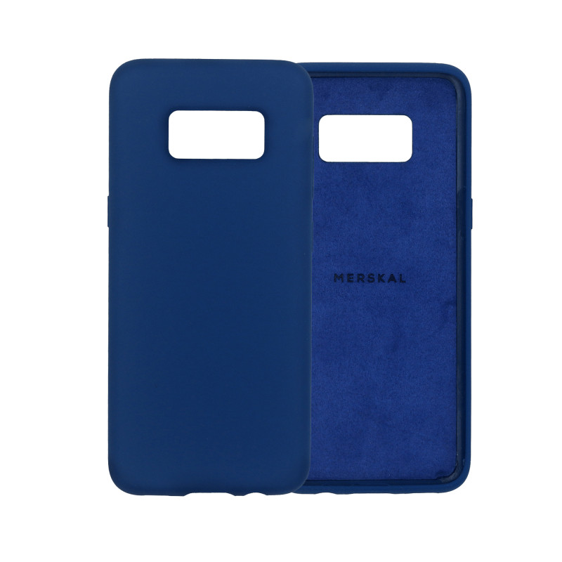 Cases - Merskal premium silikonskal till Samsung Galaxy S8 (Blue)