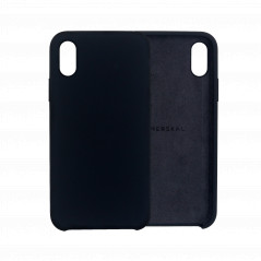 Merskal premium silikonskal till iPhone X/Xs (Black)