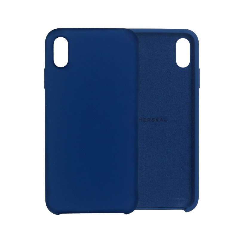 Shells and cases - Merskal premium silikonskal till iPhone X/Xs (Blue)